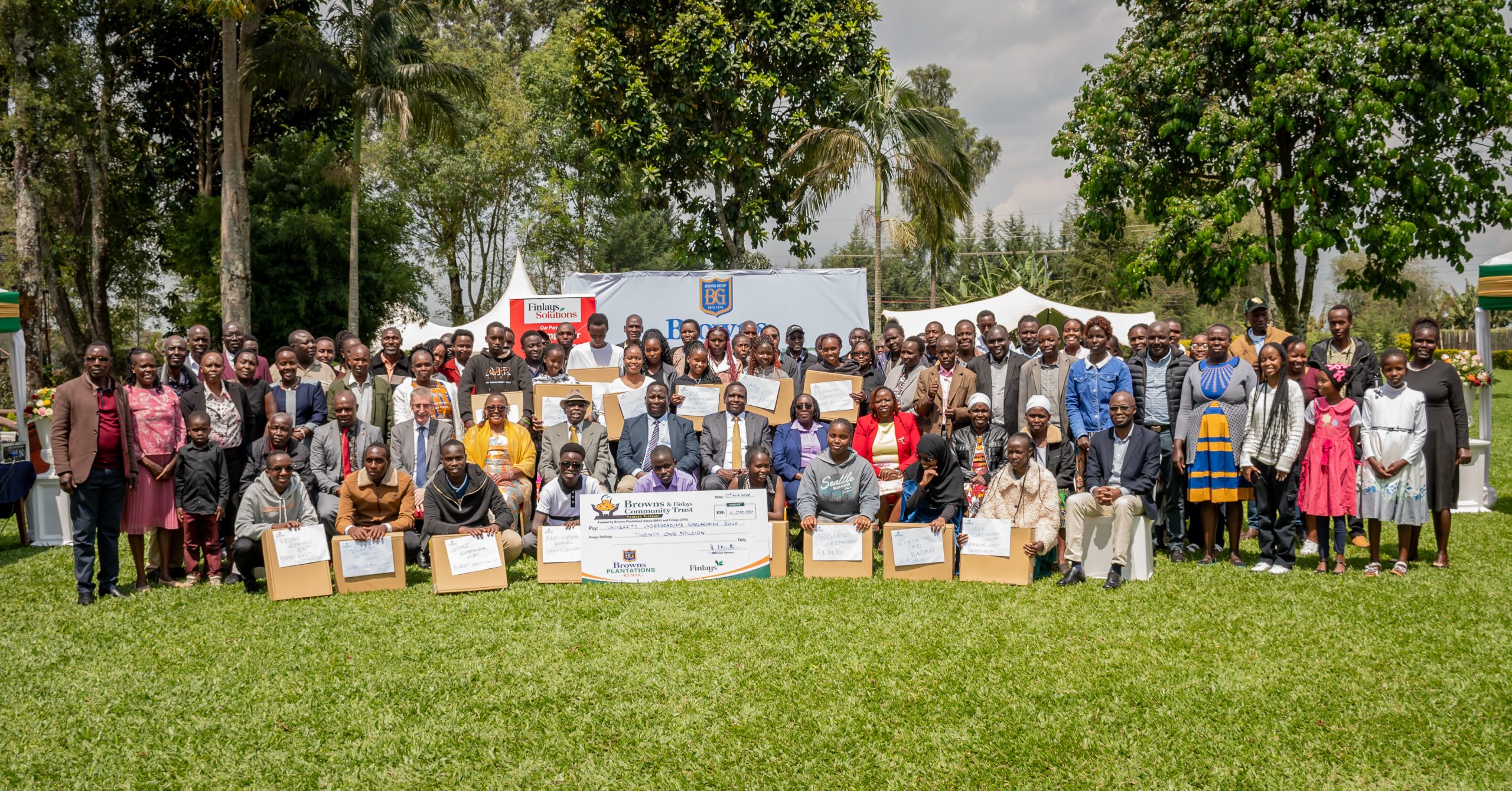 You are currently viewing Browns and Finlays Community Trust Awards KSh 22 Million in University Scholarships and Laptops
